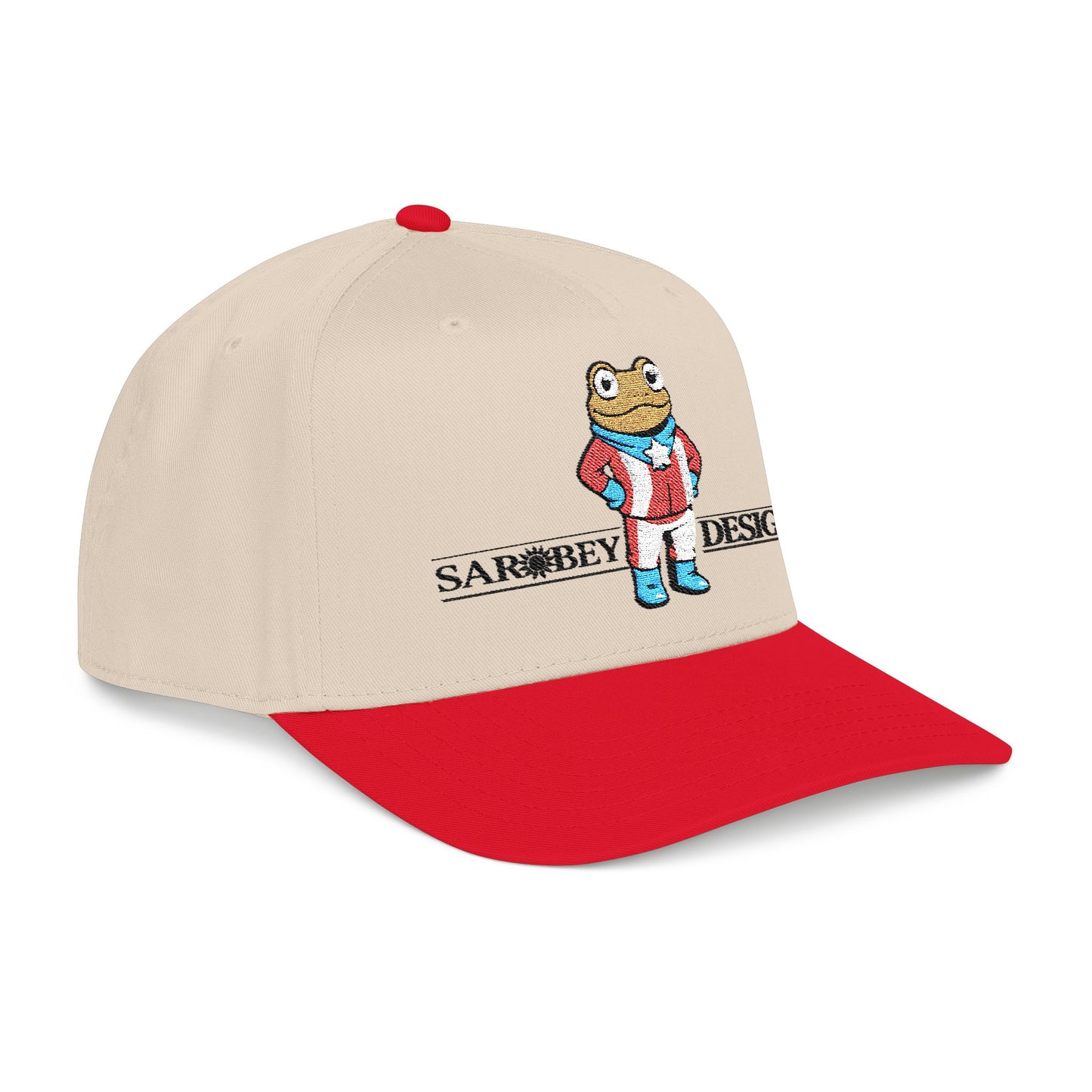 Puerto Rican Concho Hat . Boricua Embroidered Cap . Concho Inspired Baseball Hat . Patriotic Red White Blue Dad Cap