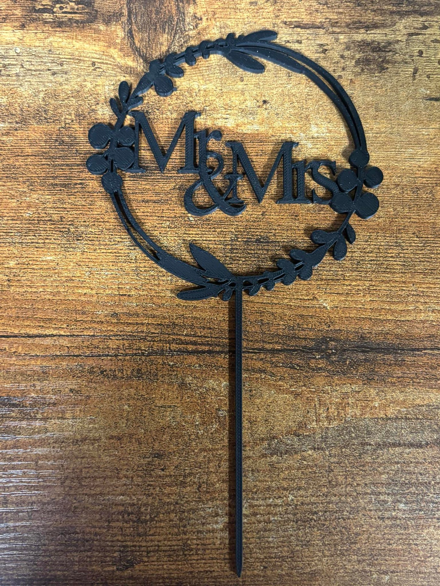 Mr & Mrs Cake Topper