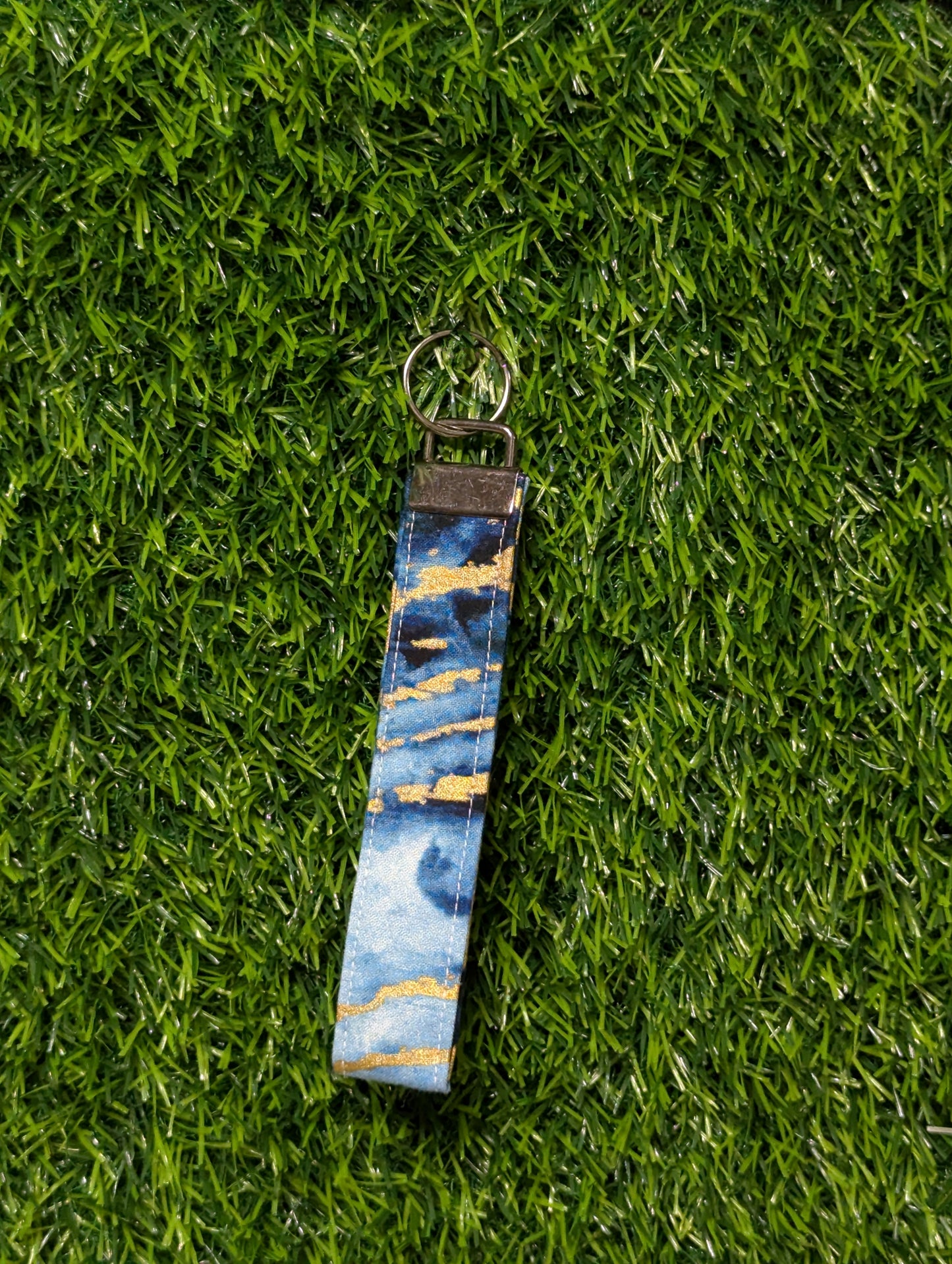Marble Blue, Black and Gold