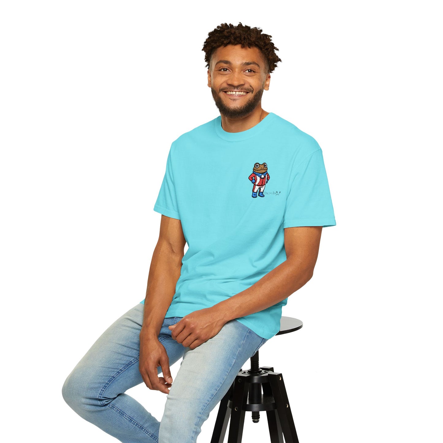 Puerto Rican Concho Embroidered Shirt . Boricua Pride T-Shirt . Concho Inspired Island Graphic Tee . Unisex Streetwear Top
