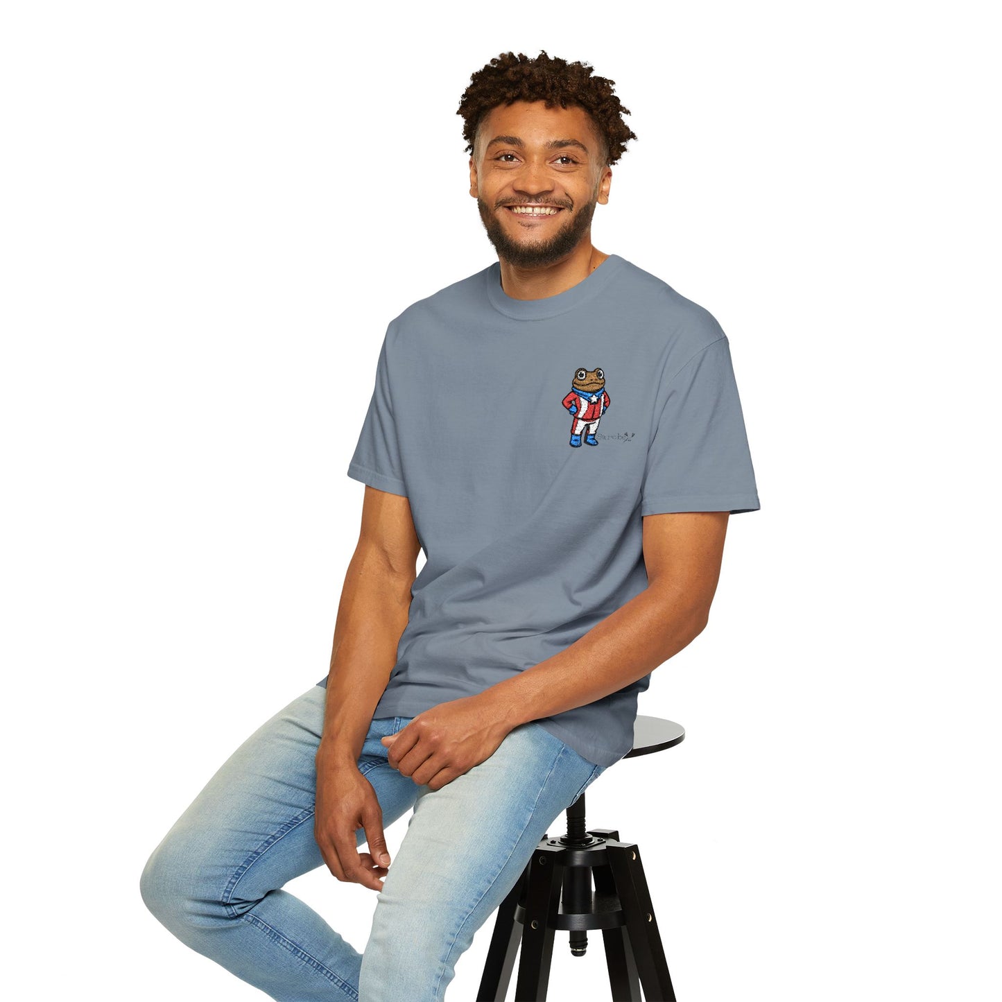 Puerto Rican Concho Embroidered Shirt . Boricua Pride T-Shirt . Concho Inspired Island Graphic Tee . Unisex Streetwear Top