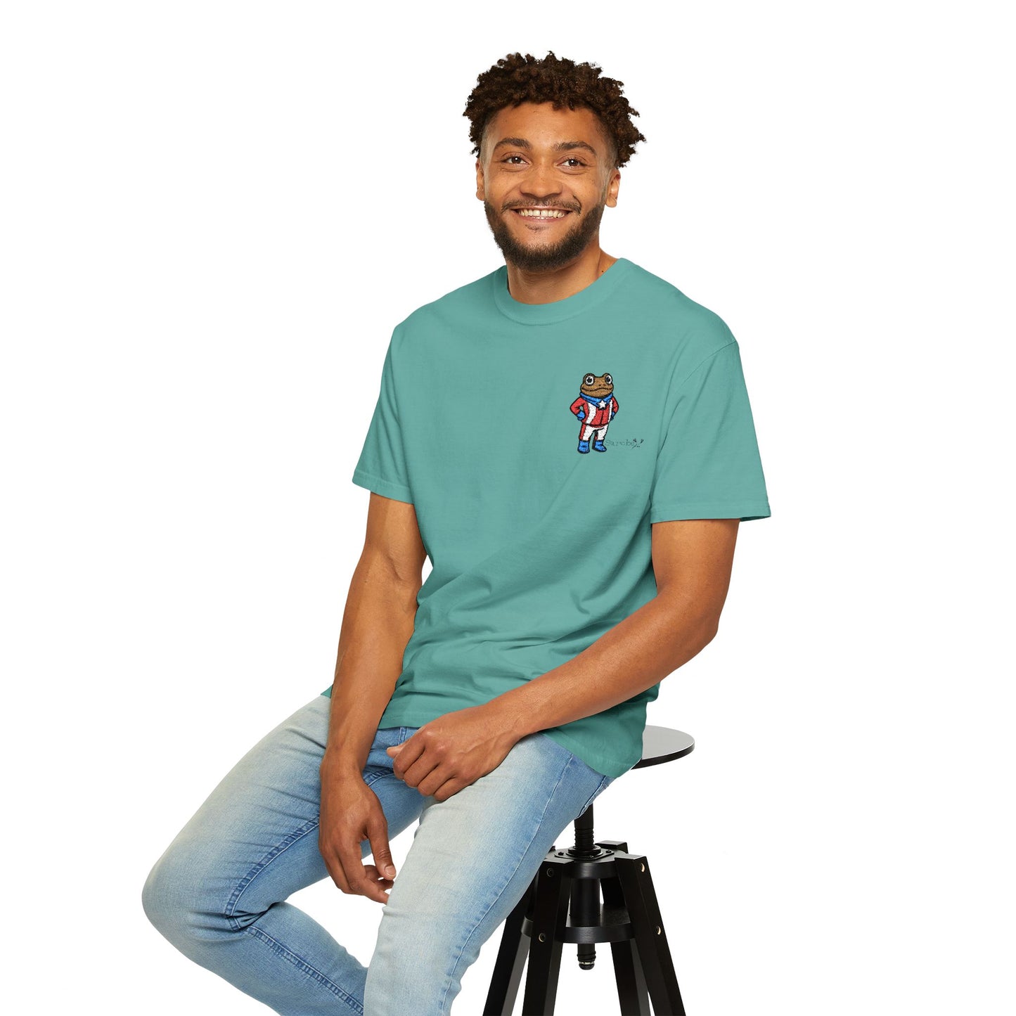 Puerto Rican Concho Embroidered Shirt . Boricua Pride T-Shirt . Concho Inspired Island Graphic Tee . Unisex Streetwear Top