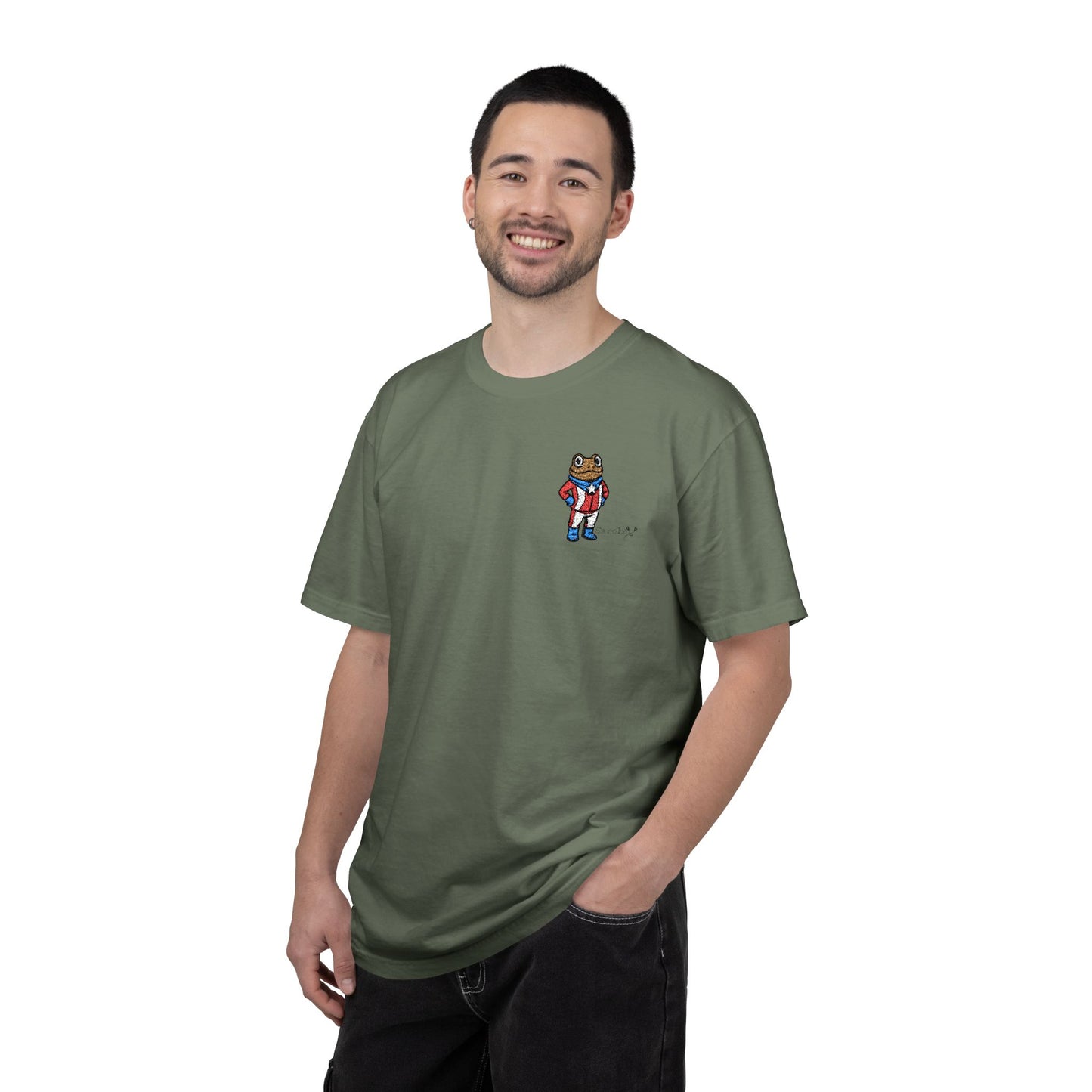 Puerto Rican Concho Embroidered Shirt . Boricua Pride T-Shirt . Concho Inspired Island Graphic Tee . Unisex Streetwear Top