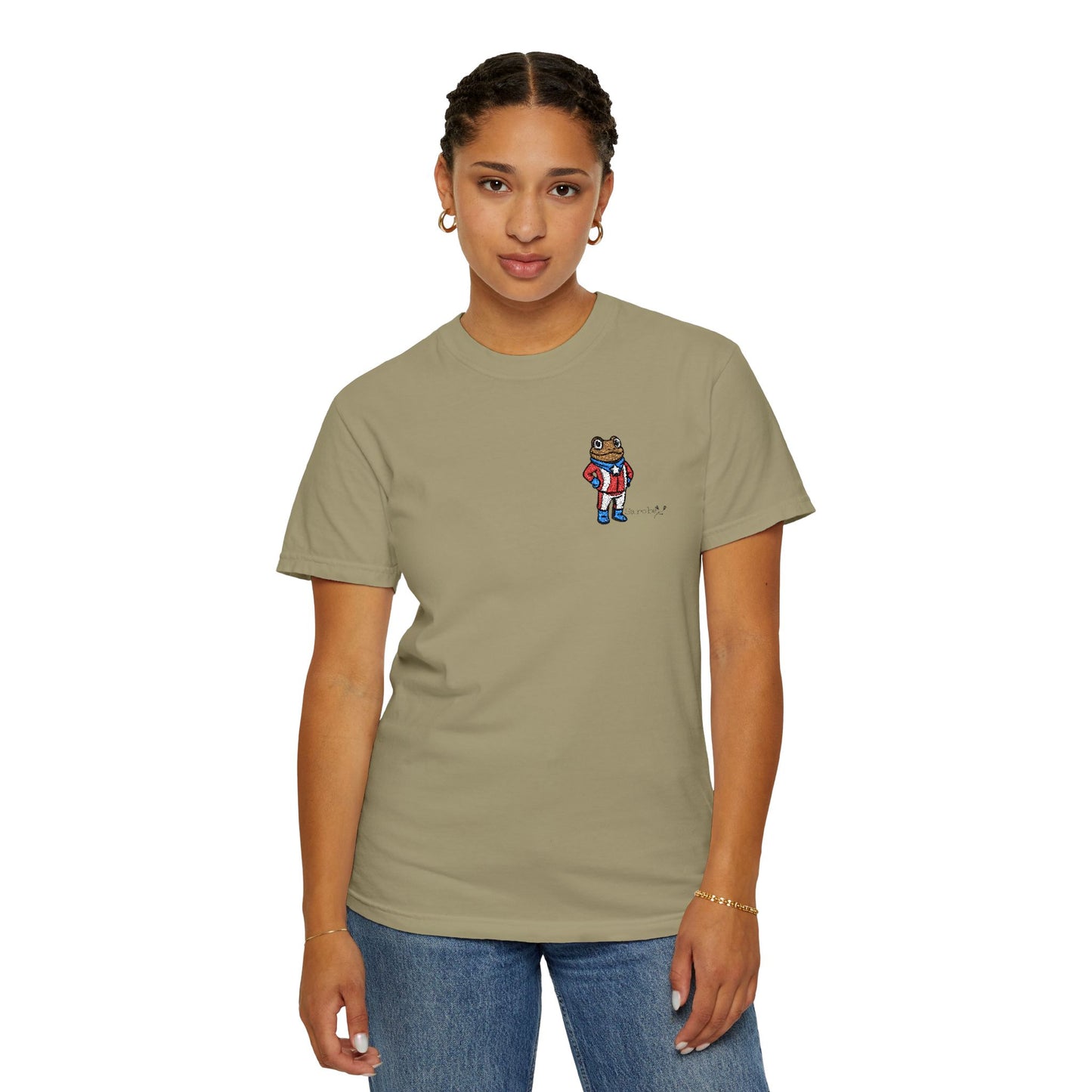 Puerto Rican Concho Embroidered Shirt . Boricua Pride T-Shirt . Concho Inspired Island Graphic Tee . Unisex Streetwear Top