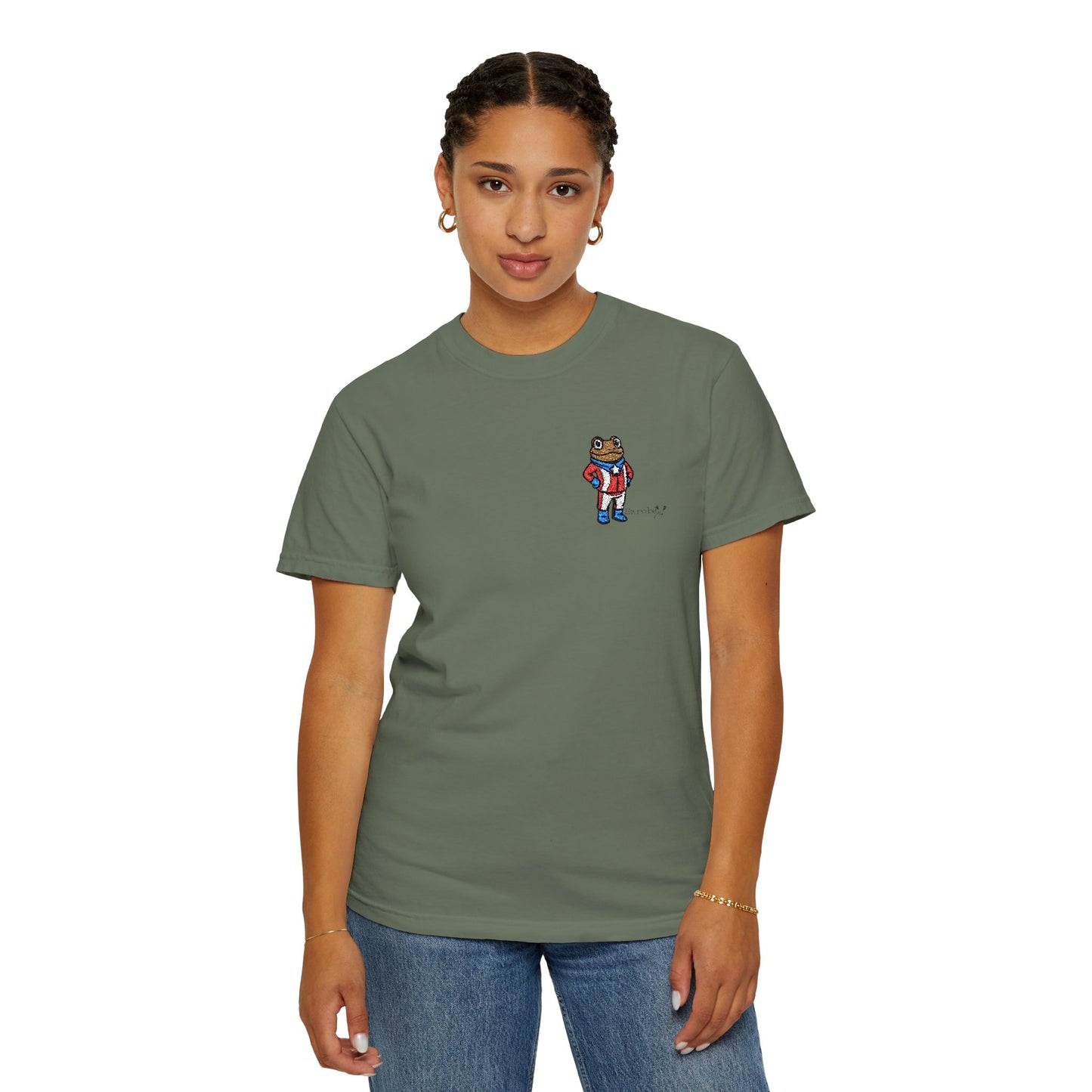 Puerto Rican Concho Embroidered Shirt . Boricua Pride T-Shirt . Concho Inspired Island Graphic Tee . Unisex Streetwear Top