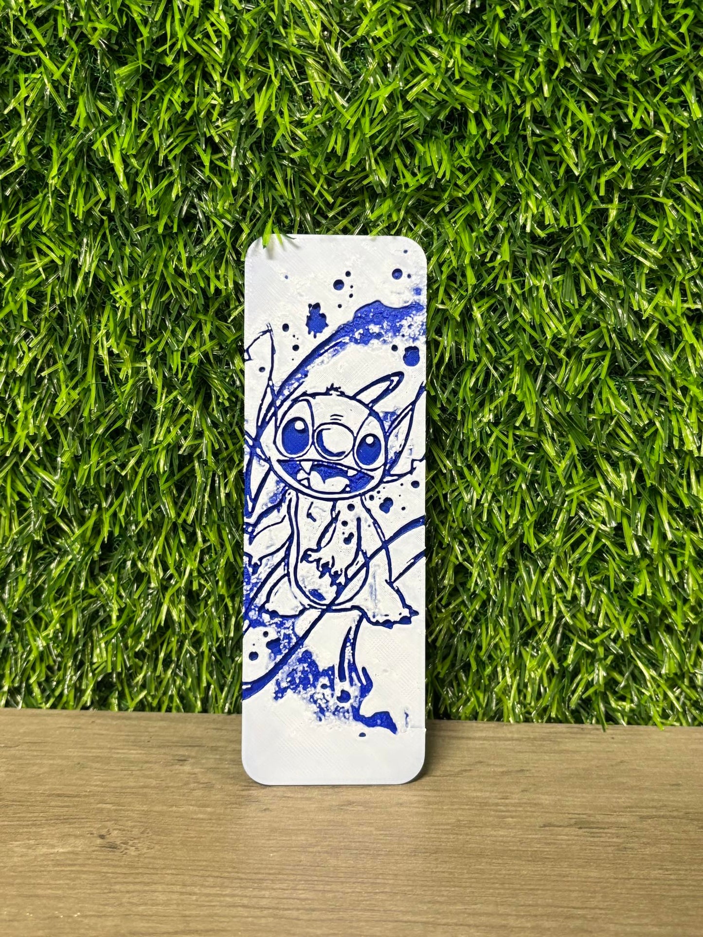 Blue Alien Bookmark