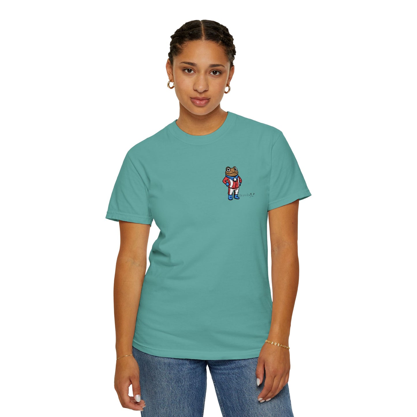 Puerto Rican Concho Embroidered Shirt . Boricua Pride T-Shirt . Concho Inspired Island Graphic Tee . Unisex Streetwear Top