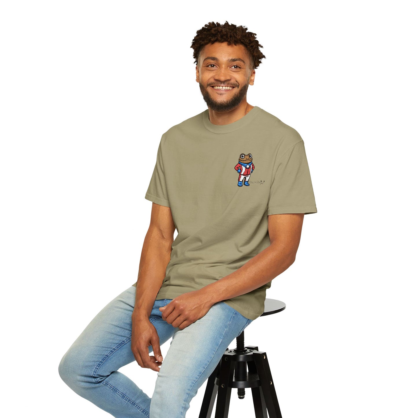 Puerto Rican Concho Embroidered Shirt . Boricua Pride T-Shirt . Concho Inspired Island Graphic Tee . Unisex Streetwear Top