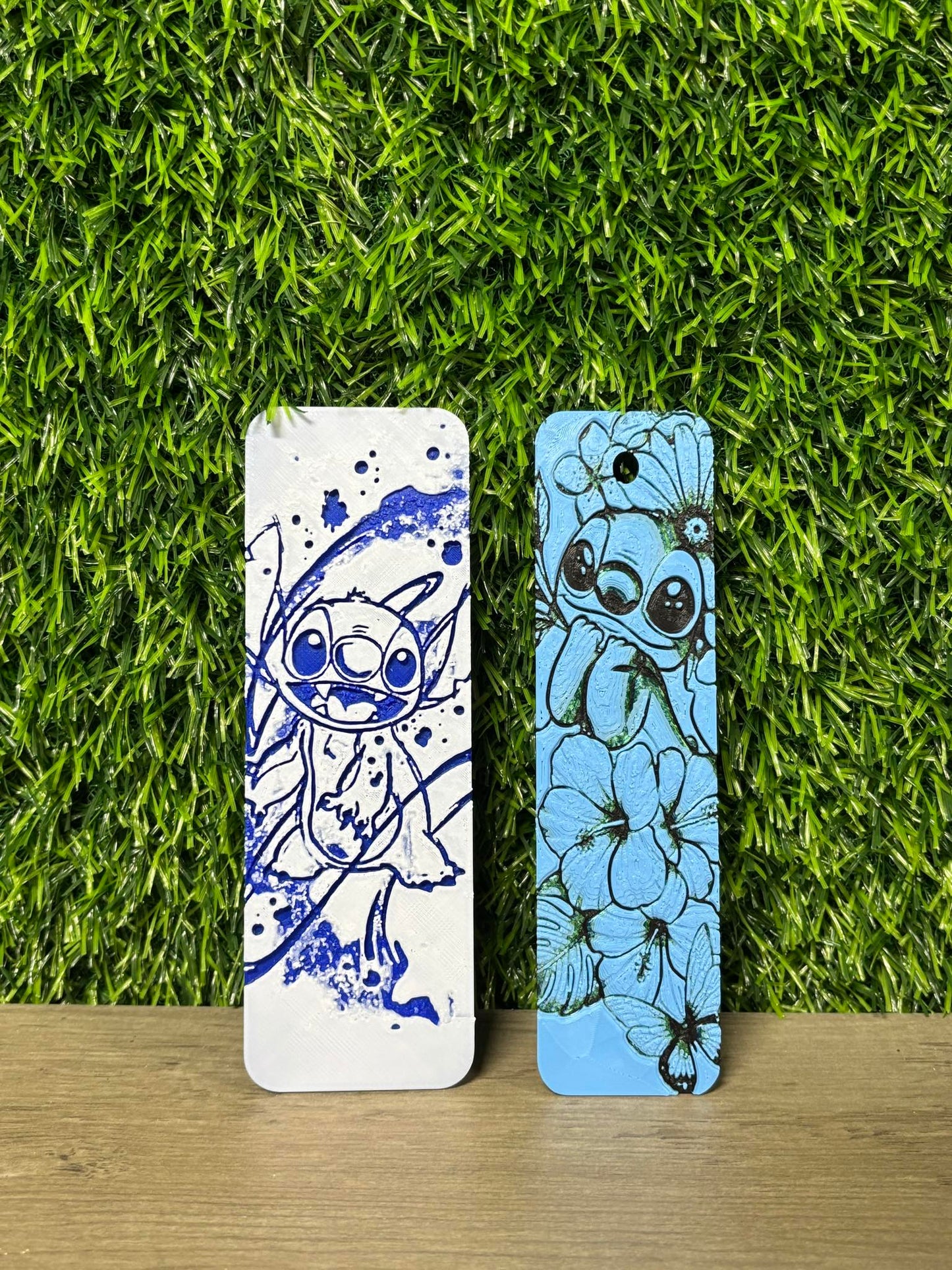 Blue Alien Bookmark
