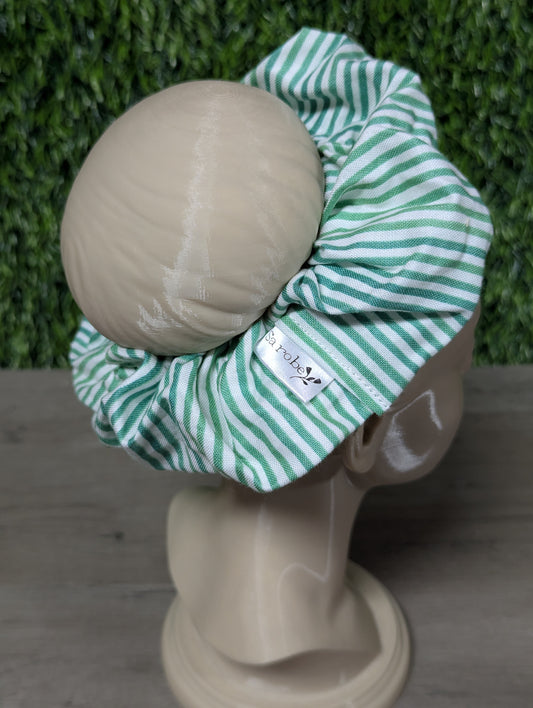 Green White Stripes