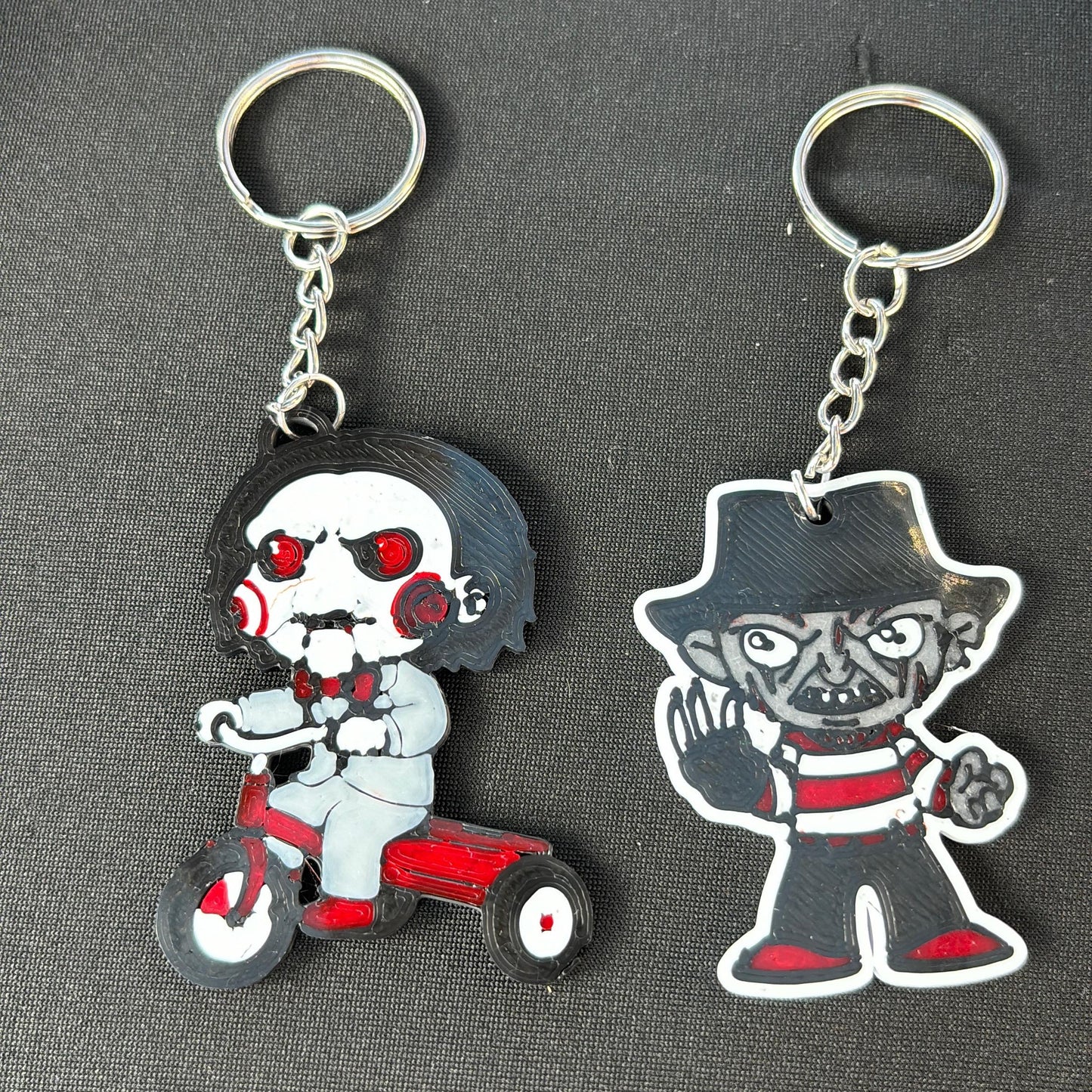 Horror 3D Printed Keychains